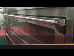 Stainless Steel High End Electric Microcomputer Commercial Three Deck Six Tray Bakery Oven