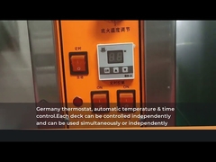 Commercial Pizza Oven 20~500°C one Deck Durable Stainless Steel Gas Bakery Ovens