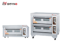 1220mm 1 Deck 2 Trays Industrial Electric Oven SS 6.6kw Bread Baking Oven