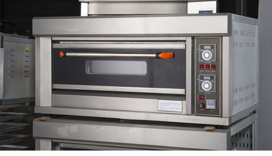One Deck Two Trays Industrial Baking Oven For Bread Shop