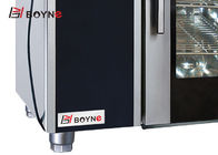 Commercial Kitchen Cooking Equipment LCD Version Combi Convection 10 GN 1/1 Gas Safety System