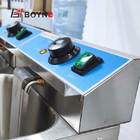 Temperature Control Double Tank Electric Fryer For Potato Chips