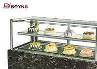 550W Cake Display Case Apron Panel Marble LED Interior Lighting
