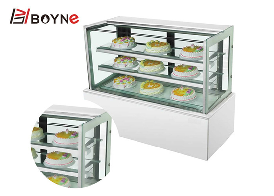 6 Layer Vertical Cake Display case Tempered Glass Bakery Chiller Cabinet