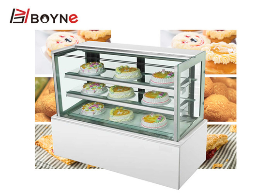 6 Layer Vertical Cake Display case Tempered Glass Bakery Chiller Cabinet
